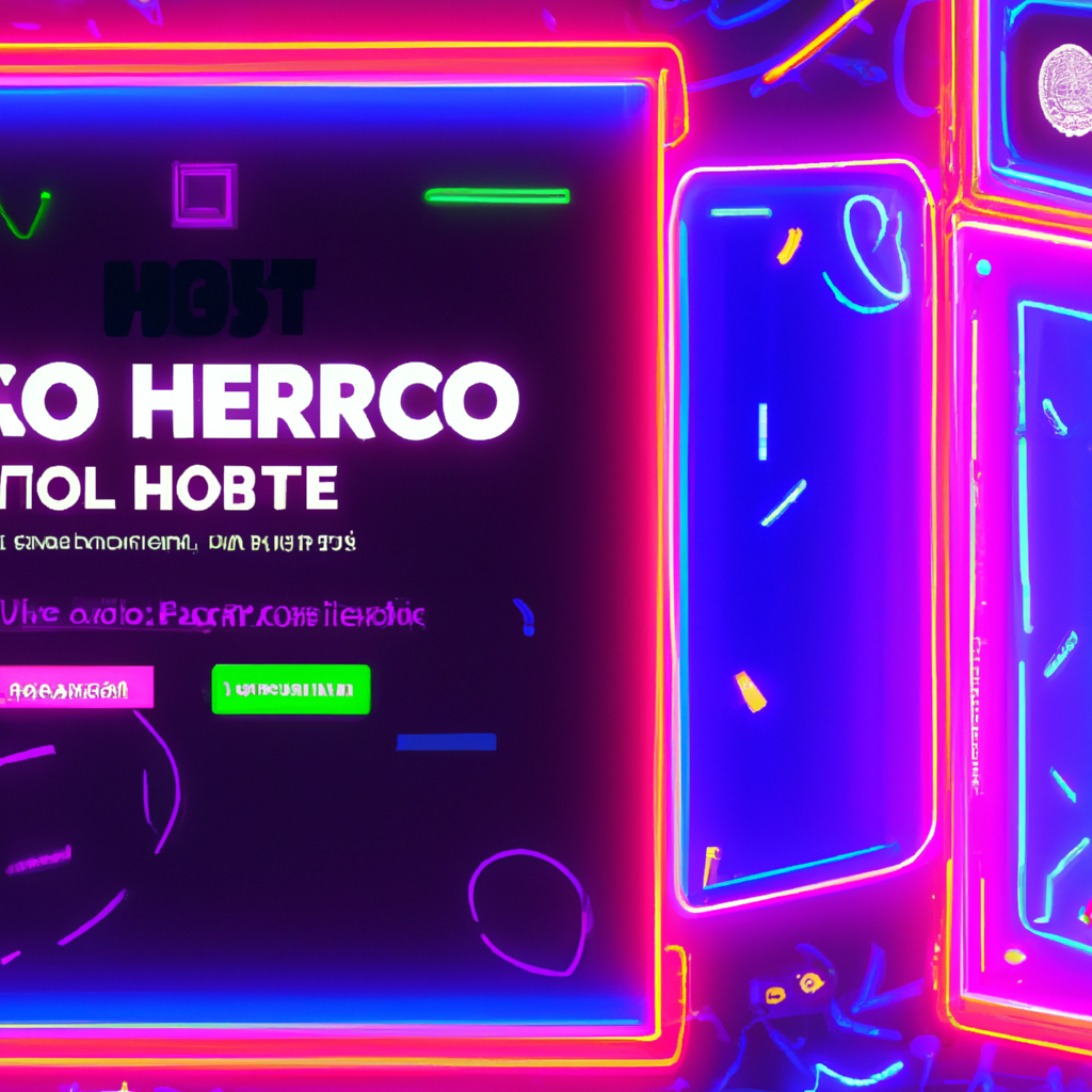 NightArcade hero: neon-pixel collage with HUD overlays